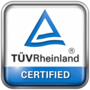 TUV Rheinland certified
